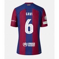 Camisa de time de futebol Barcelona Paez Gavi #6 Replicas 1º Equipamento 2023-24 Manga Curta